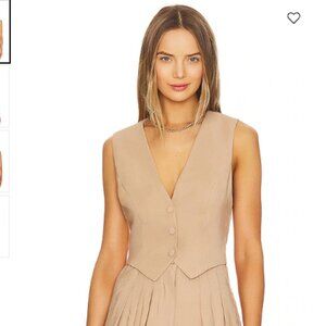 NWOT Sabina Musayev Maggie Vest Top, S